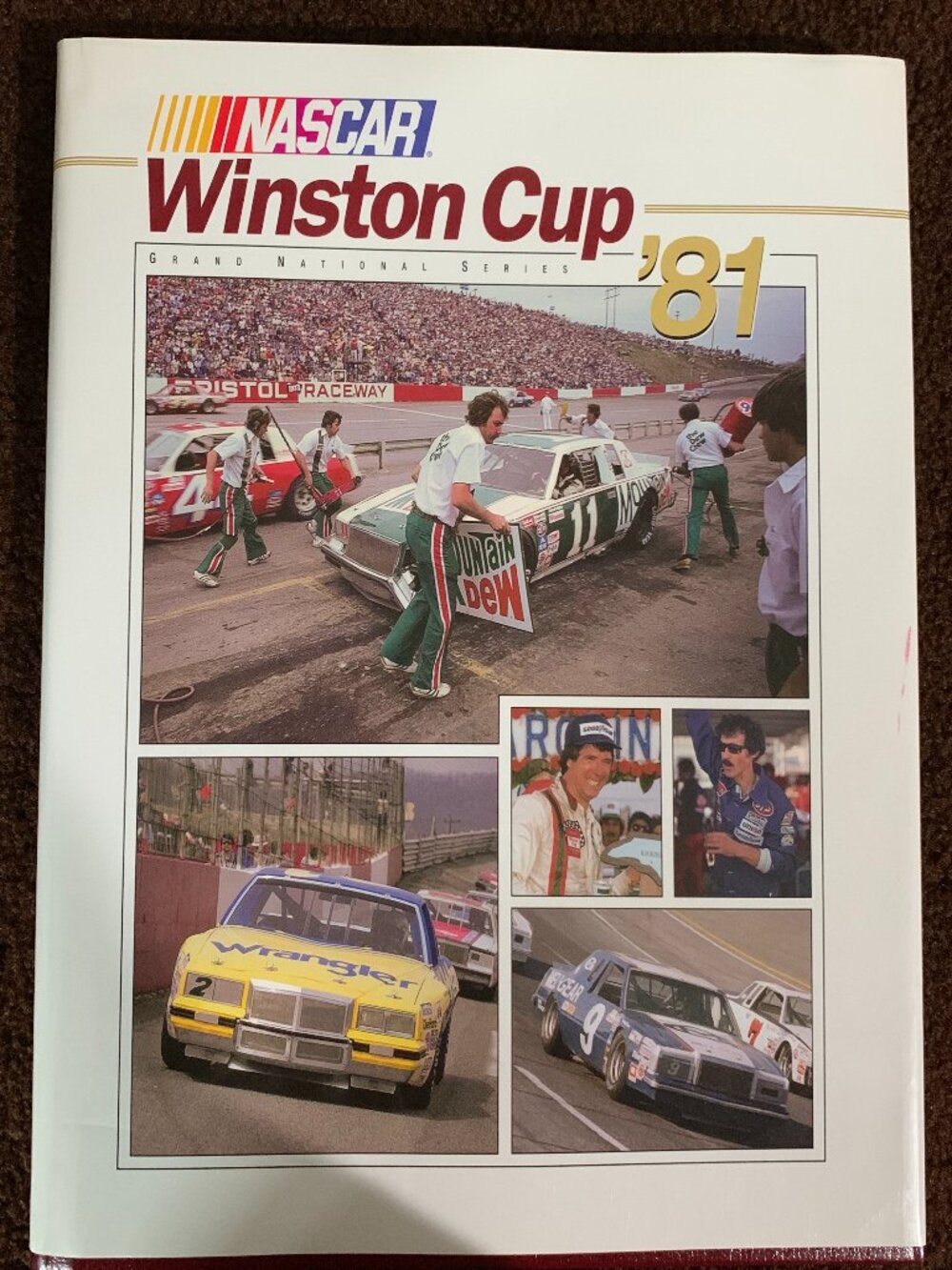 nascar winston cup book  "Darrell Waltrip Champion"